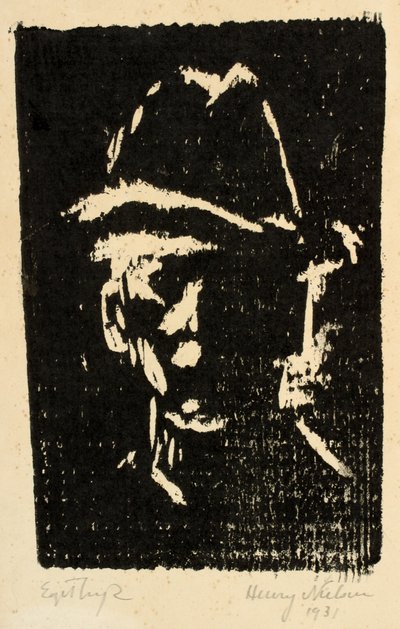 Retrato masculino com chapéu de Henry Nielsen