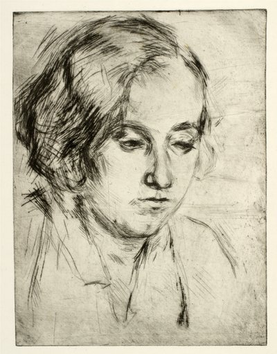 Retrato da irmã do artista Ella Wahlgreen Nielsen de Henry Nielsen