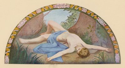Adónis de Shakespeare (litografia a cores) de Henry Oliver Walker