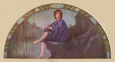 O Rapaz de Winander de Wordsworth (litografia a cores) de Henry Oliver Walker