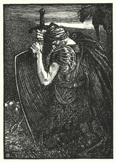 Poema de Matthew Arnold: Sohrab e Rustum (gravura) de Henry Ospovat