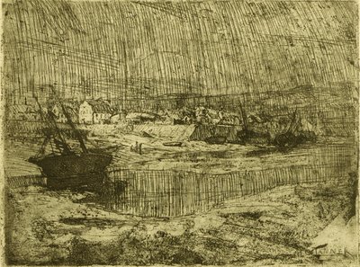 Barcos de pesca naufragados, Bretanha de Henry Ossawa Tanner