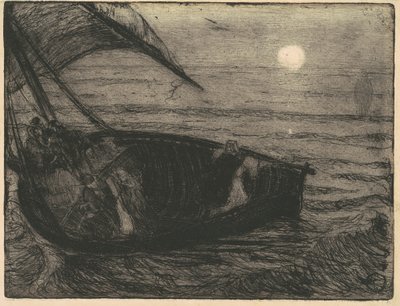 Cristo andando sobre as águas de Henry Ossawa Tanner