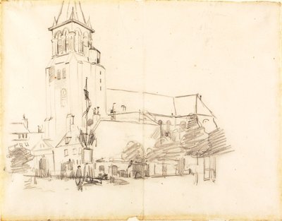 Igreja, St.-Germain-des-Prés, França de Henry Ossawa Tanner