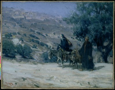 Voo para o Egito, 1899 de Henry Ossawa Tanner