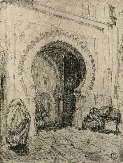 Portão em Tânger de Henry Ossawa Tanner