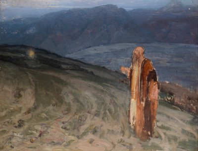 Estudo para Moisés e a Sarça Ardente. de Henry Ossawa Tanner