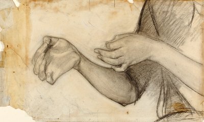 Estudo de duas mãos de Henry Ossawa Tanner