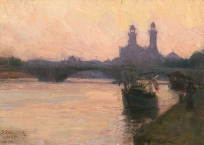O Sena, c. 1902. de Henry Ossawa Tanner
