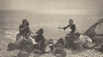 fofoca na praia de Henry Peach Robinson