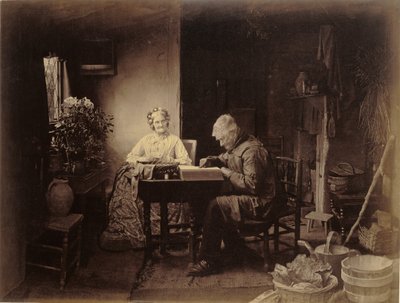 Quando o trabalho do dia está terminado de Henry Peach Robinson