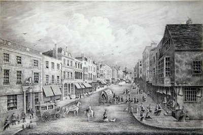 The High Street, Guildford, Surrey de Henry Prosser