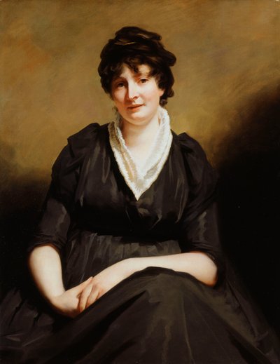 Dundas de Dundas sentado, três quartos de comprimento usando um vestido de carvão, de Henry Raeburn