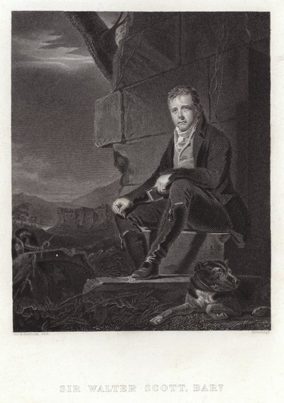 Retrato de sir walter scott de Henry Raeburn