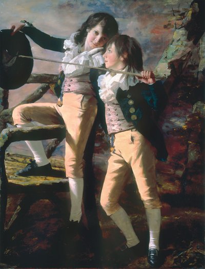Os irmãos Allen (Retrato de James e John Lee Allen) de Henry Raeburn