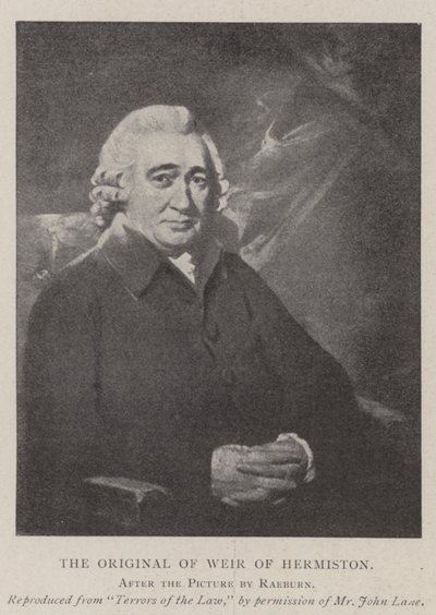 O Original de Weir of Hermiston de Henry Raeburn