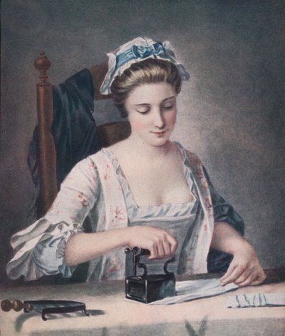 Uma lavanderia empregada passando, c1765, 1905 de Henry Robert Morland