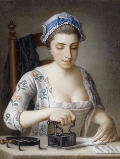 A Maid Ironing, de Henry Robert Morland