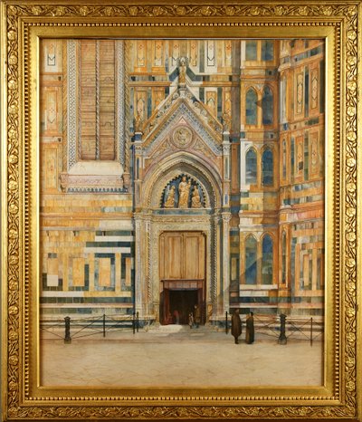 A Porta Sul da Duomo, Florença, Itália de Henry Roderick Newman