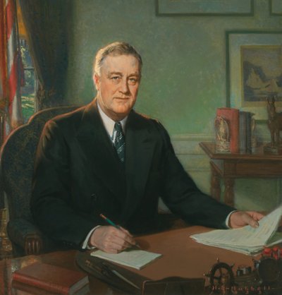 Franklin Delano Roosevelt (1882-1945) de Henry Salem Hubbell