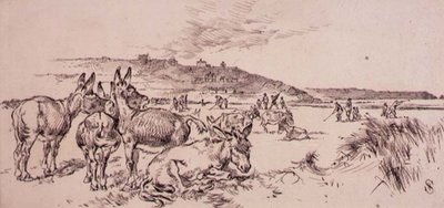 Donkeys on the Golf Course, ilustração da revista 