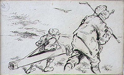 The Bumbling Golfer, ilustração da revista 
