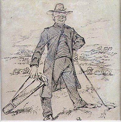 The Pensive Golfer, ilustração da revista 