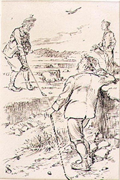 The Winning Golfer, ilustração da revista 