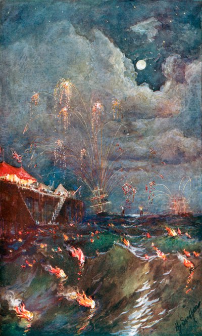 A iluminação do surf em Madras de Henry Sandham