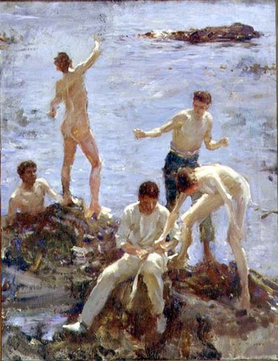 Banho de Banho para Rapazes de Henry Scott Tuke