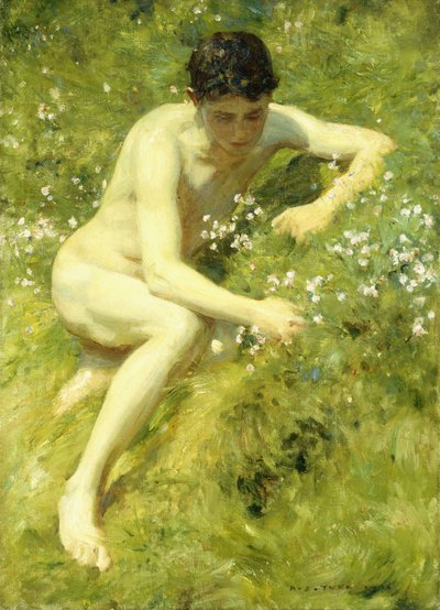 No Prado, 1906 de Henry Scott Tuke