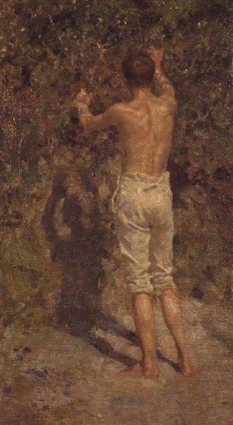 The Back of Charlie, 1913 de Henry Scott Tuke