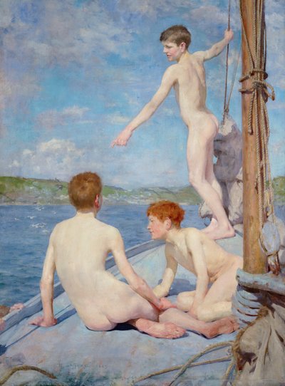 Os banhistas de Henry Scott Tuke