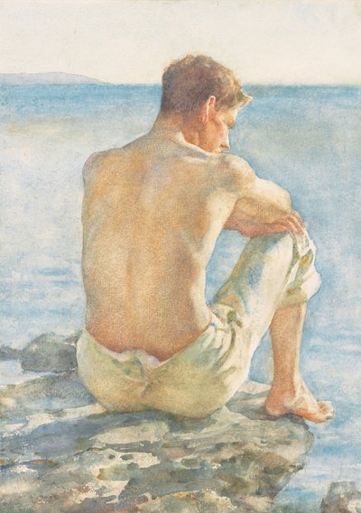 Observando o mar de Henry Scott Tuke