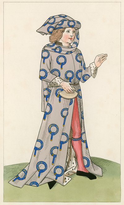 Um Cavaleiro da Jarreteira, c 1470, de Henry Shaw