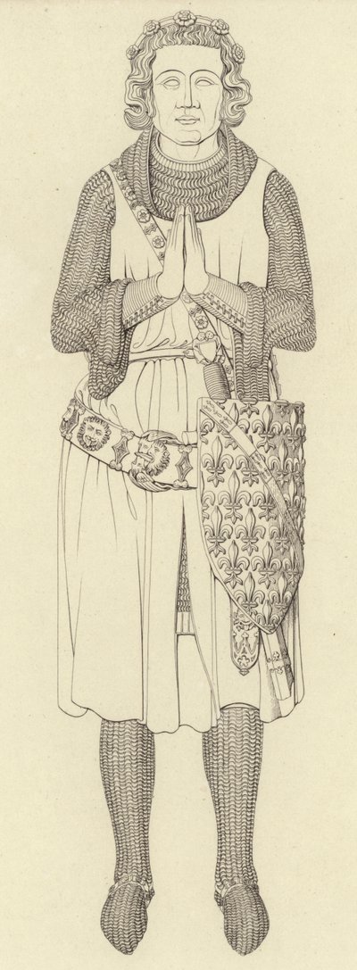 Efígie de Charles Compte Dé Etampes, c 1336 de Henry Shaw