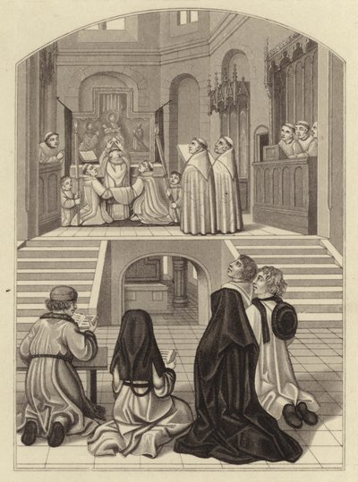 Elevação do Anfitrião, data cerca de 1500 de Henry Shaw