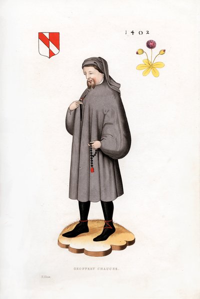 Geoffrey Chaucer, 1402, 1843. de Henry Shaw