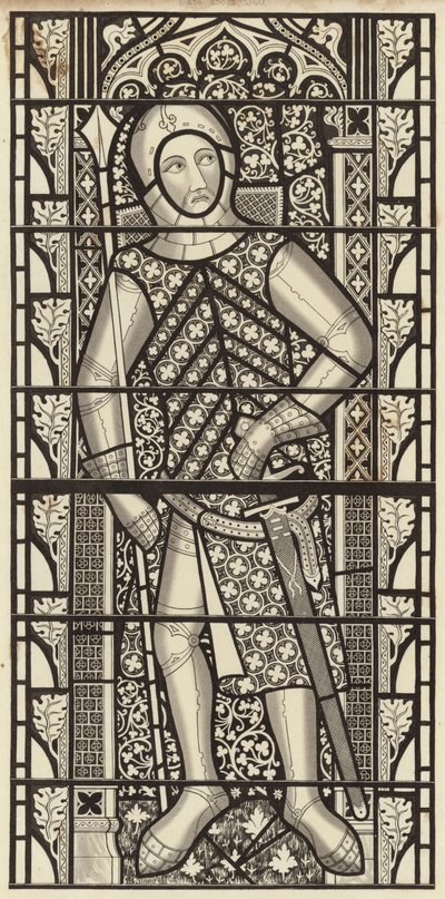 Gilbert de Clare, Conde de Clare, da Igreja da Abadia de Tewkesbury, cerca de 1340 de Henry Shaw