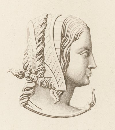 Vestido de cabeça III, início do século XVI de Henry Shaw