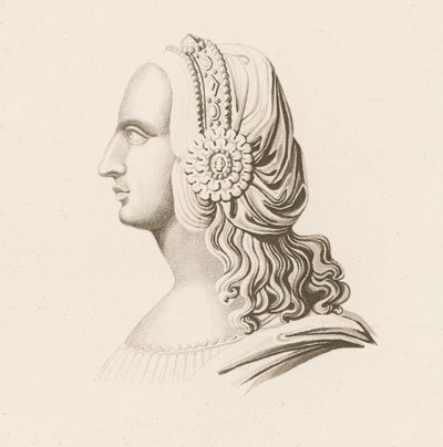 Vestido de cabeça II, início do século XVI de Henry Shaw