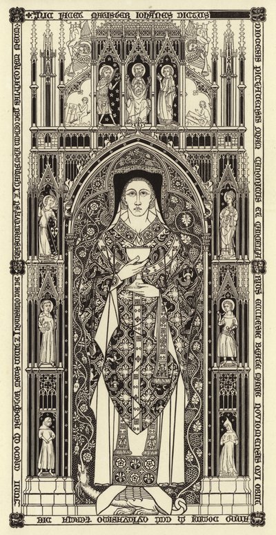 Laje incisa, c 1350 de Henry Shaw