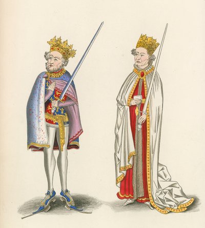 Rei João e o Rei Henrique I, c 1440 de Henry Shaw
