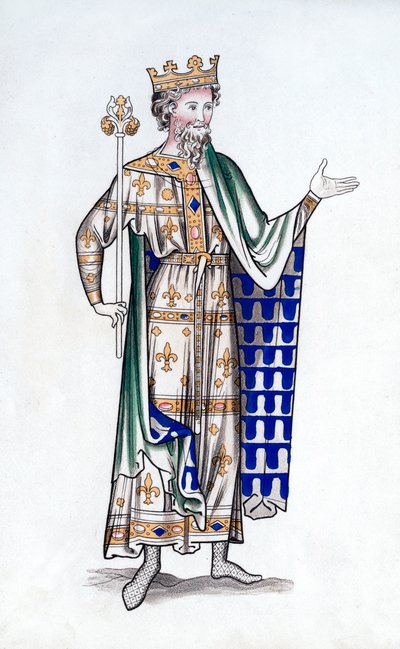 Rei, final do século XII, 1843. de Henry Shaw