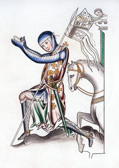 Cavaleiro, final do século XII, 1843. de Henry Shaw