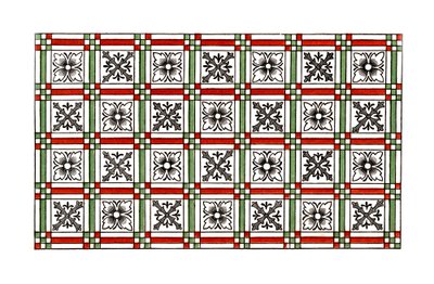 Pavimento ornamental, século XV, 1843. de Henry Shaw