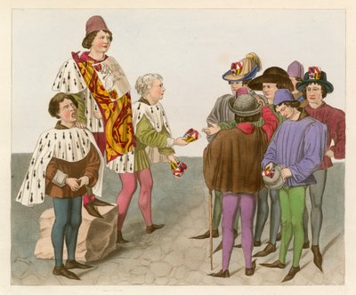 Proclamação de um torneio, 1450 de Henry Shaw