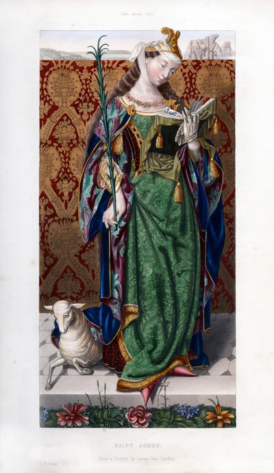 Saint Agnes, c1520, 1843. de Henry Shaw