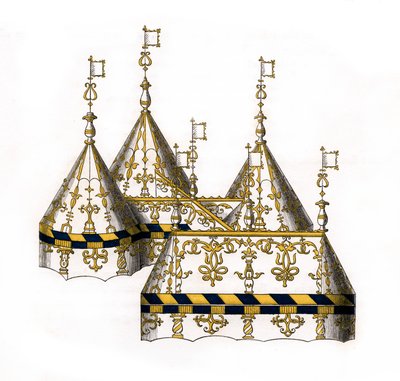 Projeto da barraca, século XVI, 1843. de Henry Shaw