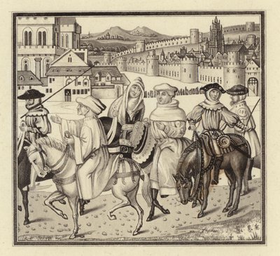 A peregrinação de Canterbury de Henry Shaw